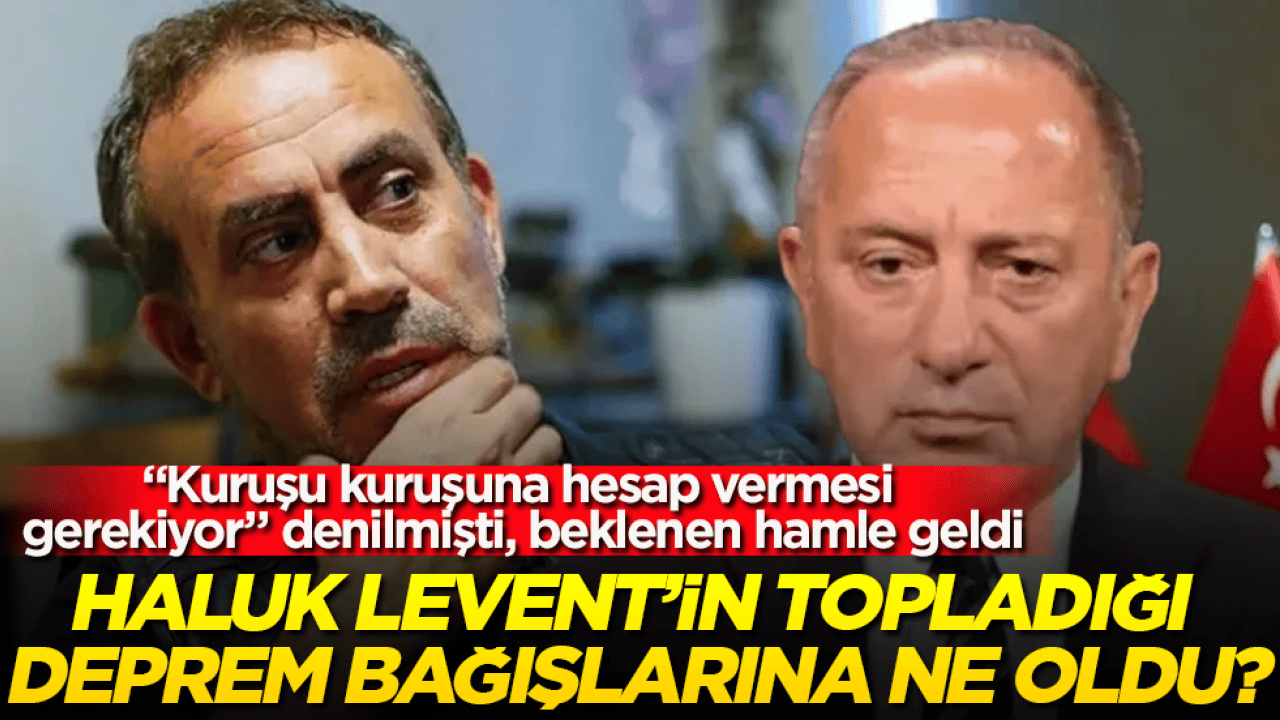 Haluk Levent’in topladığı deprem bağışlarına ne oldu? "Kuruşu kuruşuna hesap vermesi gerekiyor" denilmişti, beklenen hamle geldi