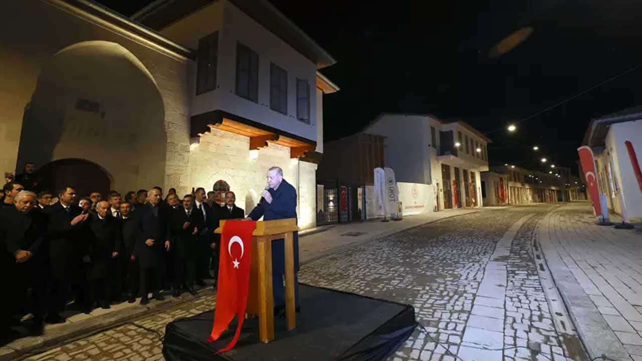 Foto - Hatay'daki Kurtuluş Caddesi'nde tarihi anlar: Başkan Erdoğan butona bastı