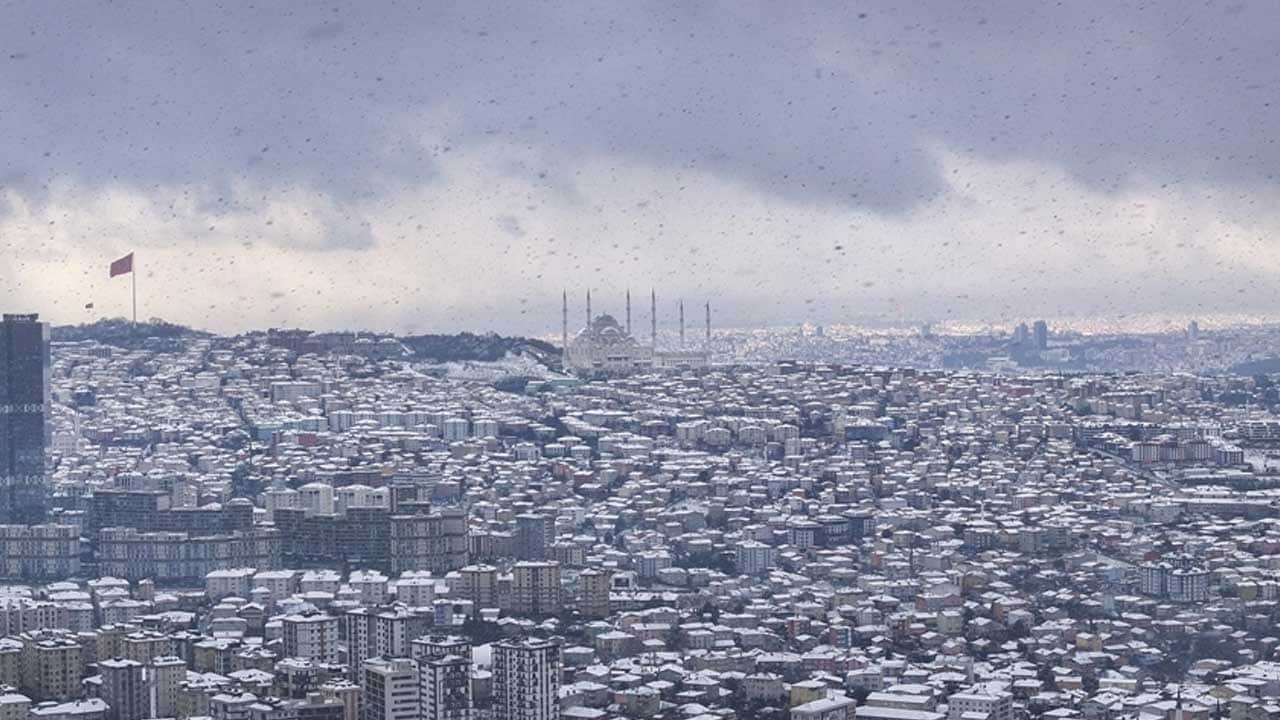 Foto - Hava bir anda değişecek! İstanbul'da kar, fırtına ve sağanak geliyor