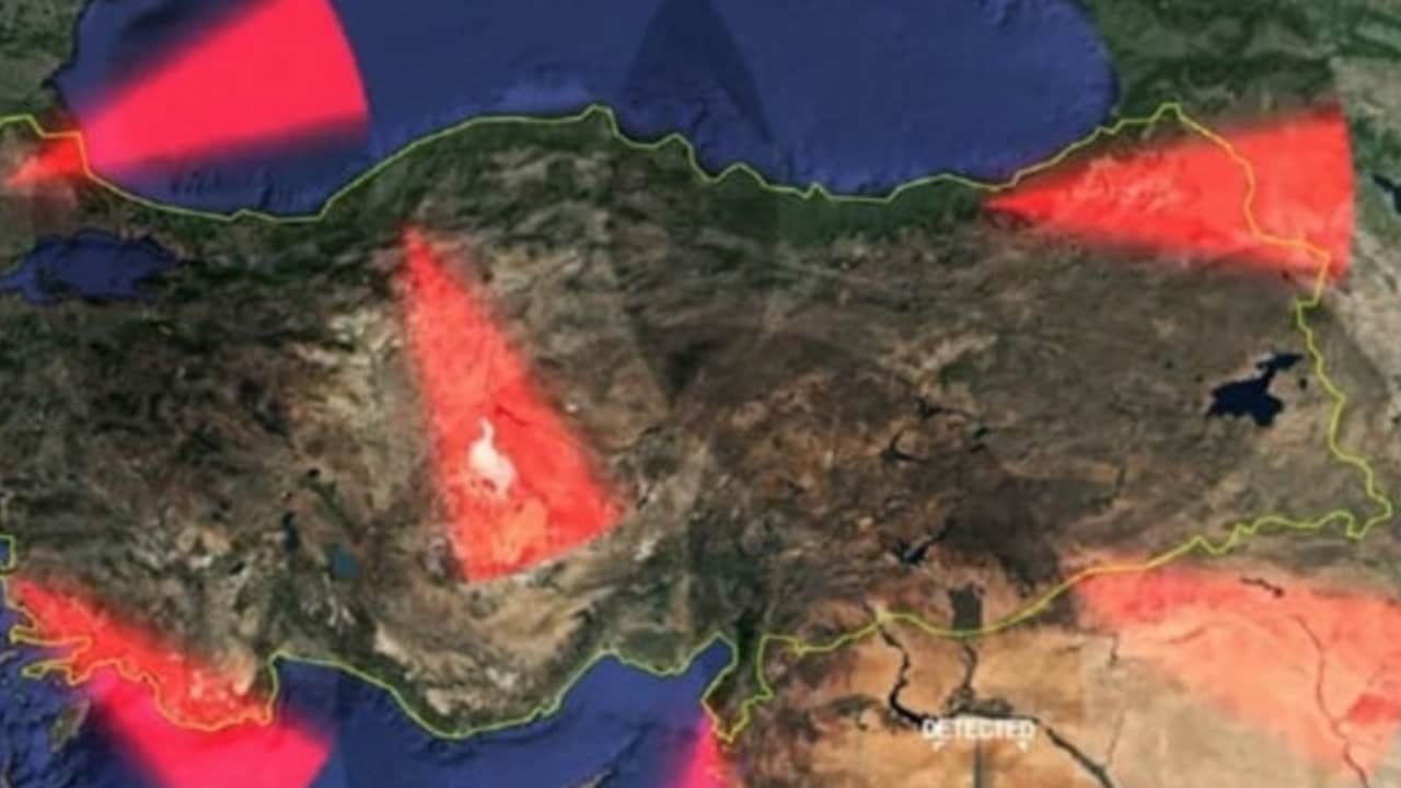 Foto - Hava sahamıza giremeden kaçmışlardı: Türk erken uyarı sistemleri, İsrail savaş uçaklarını sınırda ablukaya almış
