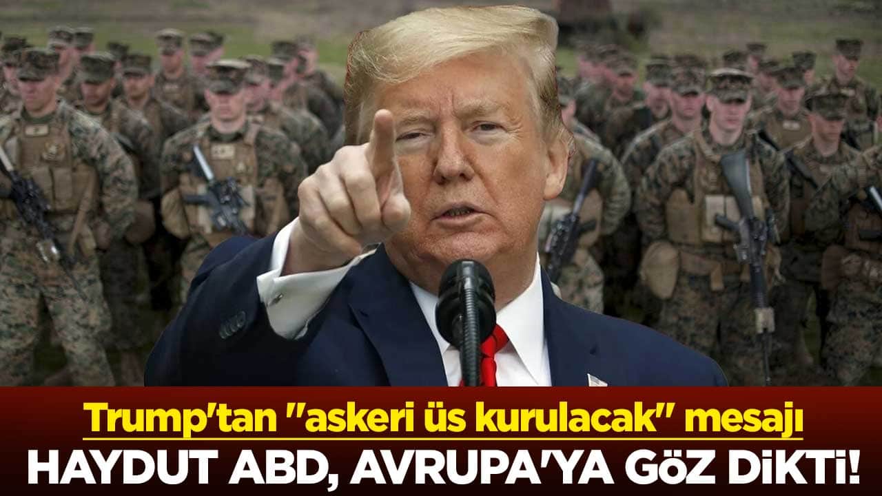 Haydut ABD, Avrupa'ya göz dikti! Trump'tan Polonya'da 
