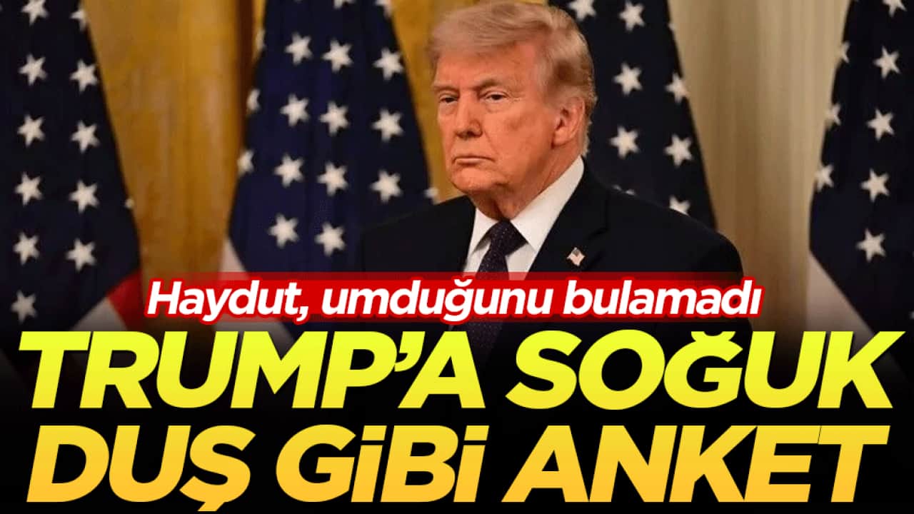 Haydut, umduğunu bulamadı: Trump'a soğuk duş gibi anket!
