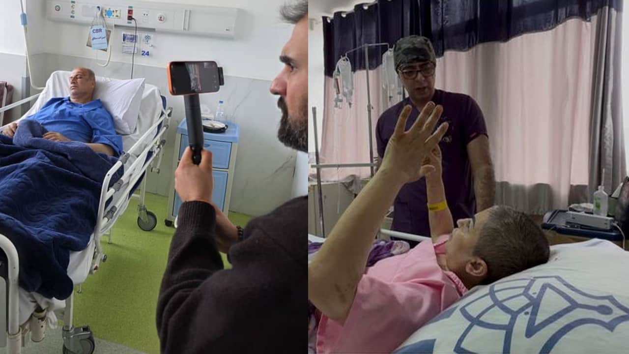 Foto - Hedef değil denen hastaneler: vatandaşı isyan ettirdi! İran'da savaş cephede değil... Koridorlar savaşın yükünü sırtlıyor