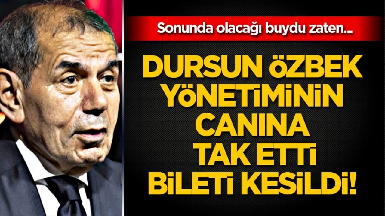 Her defasında sakat olunca: Dursun Özbek yönetiminin canına tak etti, bileti kesildi! 