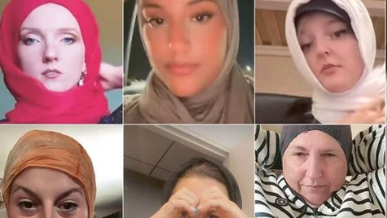 Foto - Her şey bir anda oldu! Hristiyan ülkedeki bütün kadınlar birer birer başlarını örtmeye başladı