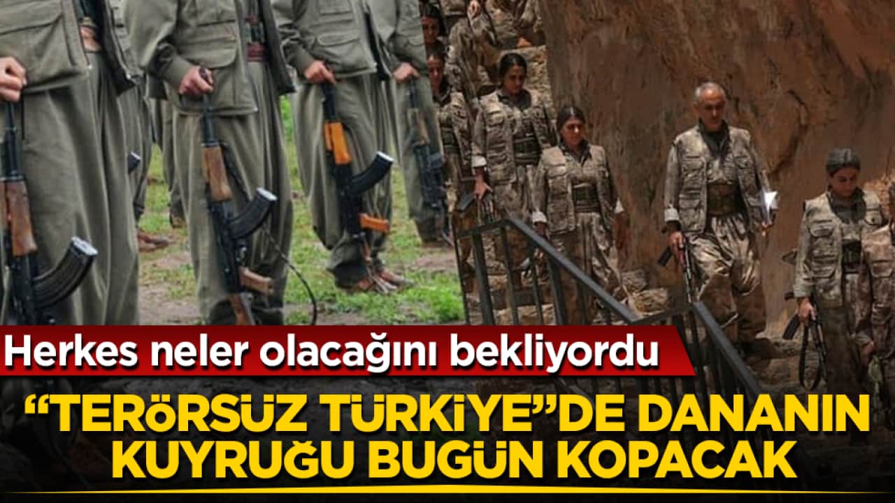 Herkes neler olacağını bekliyordu! "Terörsüz Türkiye"de dananın kuyruğu bugün kopacak