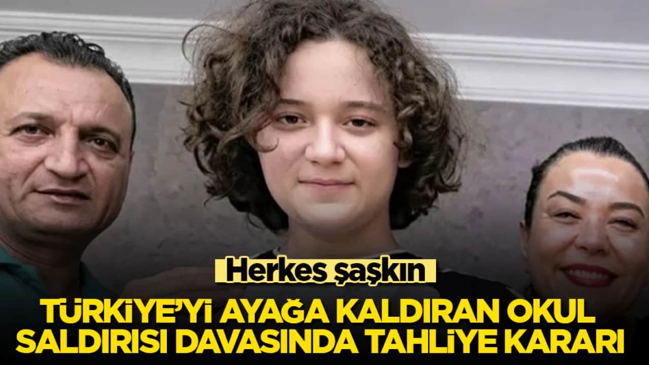 Herkes şaşkın! Türkiye’yi ayağa kaldıran Kahramanmaraş okul saldırısı davasında tahliye kararı