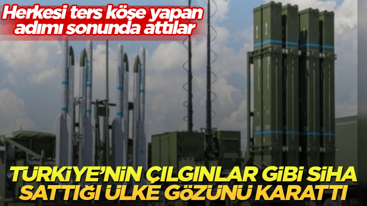 Herkesi ters köşe yapan adımı sonunda attılar! Türkiye’nin çılgınlar gibi SİHA sattığı ülke gözünü karattı 