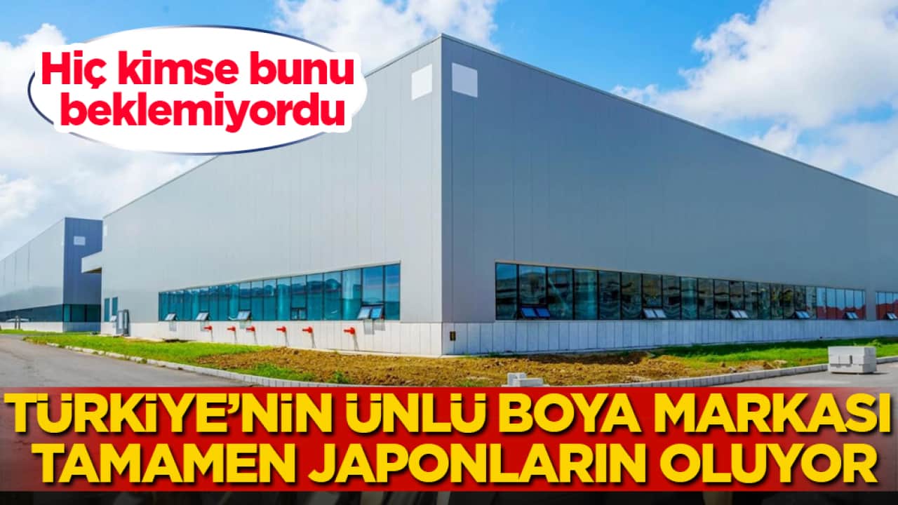 Hiç kimse bunu beklemiyordu! Türkiye’nin ünlü boya markası tamamen Japonların oluyor