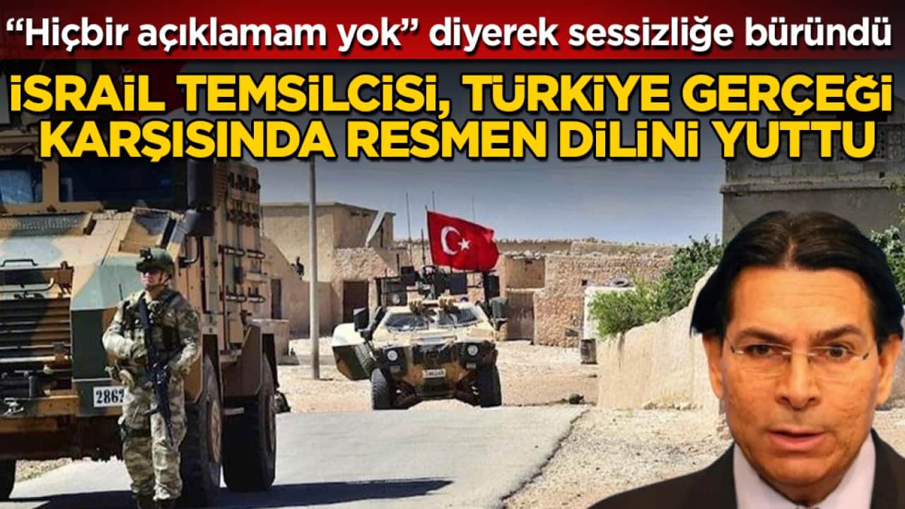 "Hiçbir açıklamam yok" diyerek sessizliğe büründü: İsrail temsilcisi, Türkiye gerçeği karşısında resmen dilini yuttu