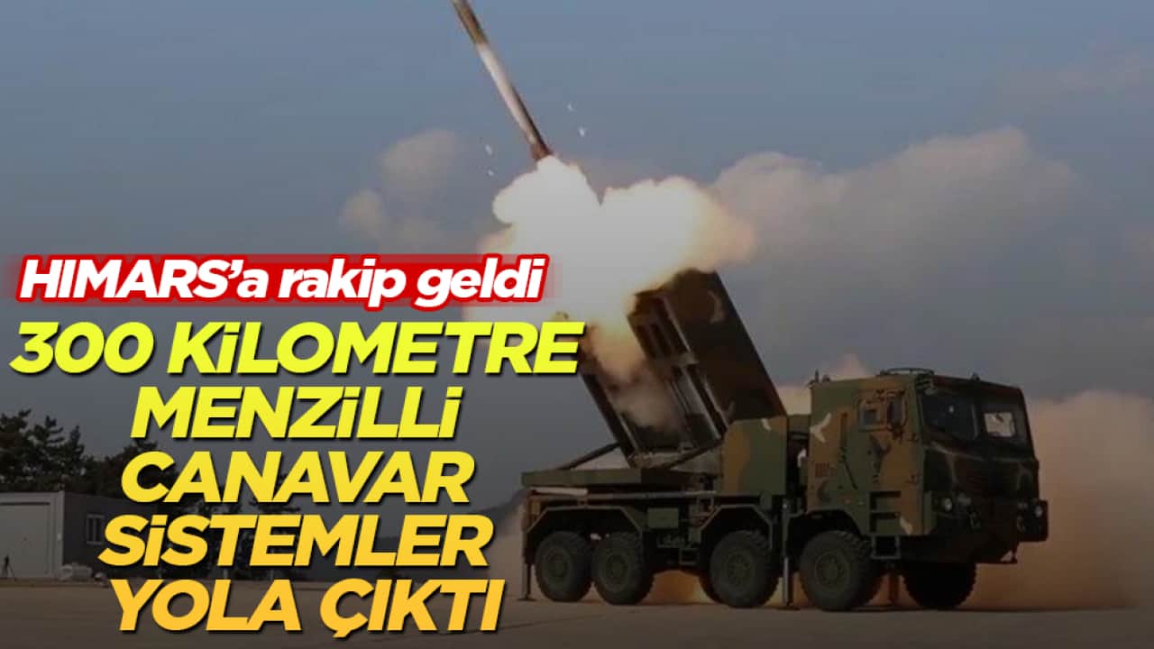 HIMARS’a rakip geldi: 300 kilometre menzilli canavar sistemler yola çıktı