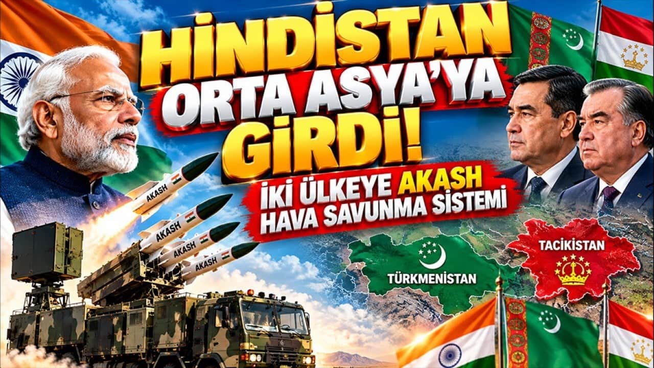 Hindistan Orta Asya’ya girdi! İki ülkeye Akash hava savunma sistemi