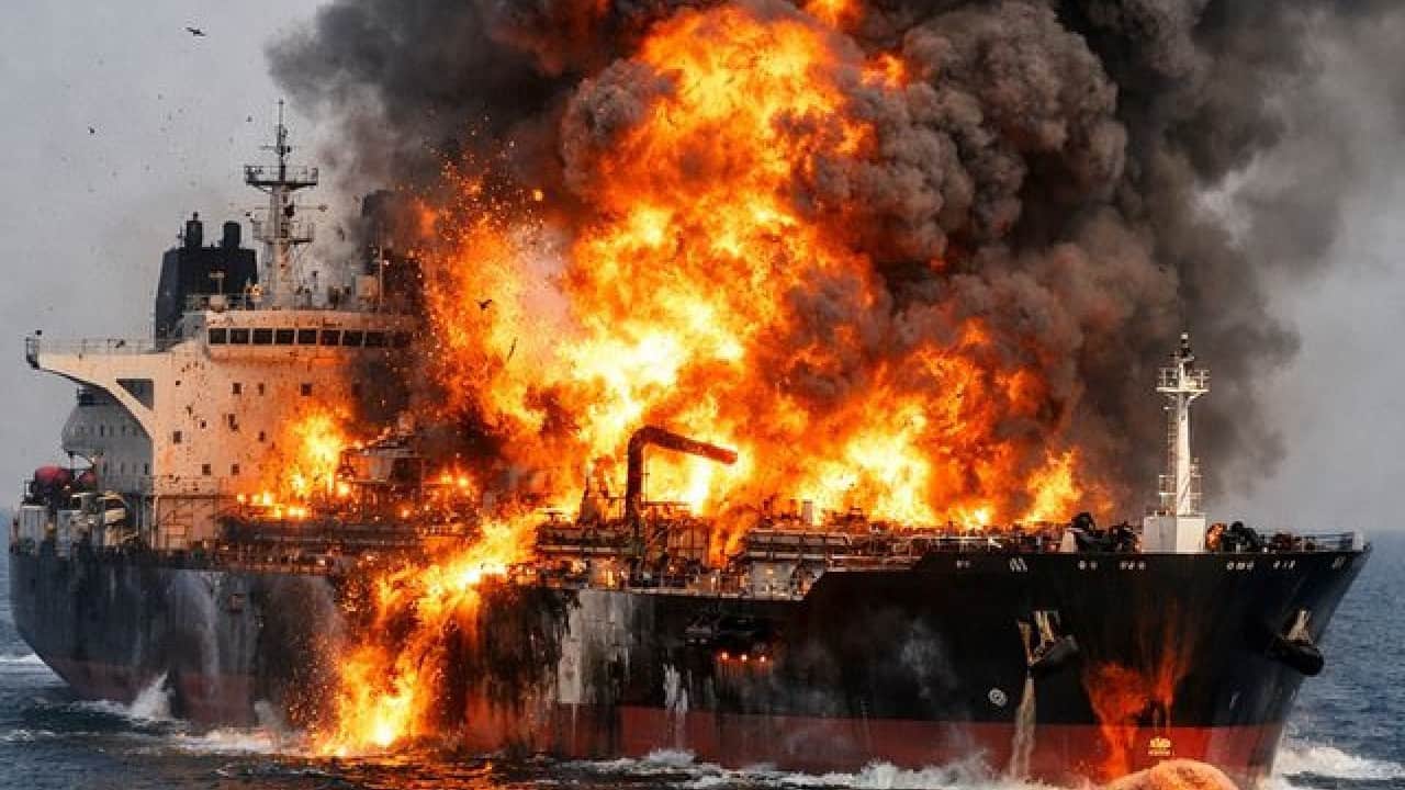 Foto - Hürmüz Boğazı'nda bir tanker vuruldu Tansiyon yükseldi kim vurduya gitti