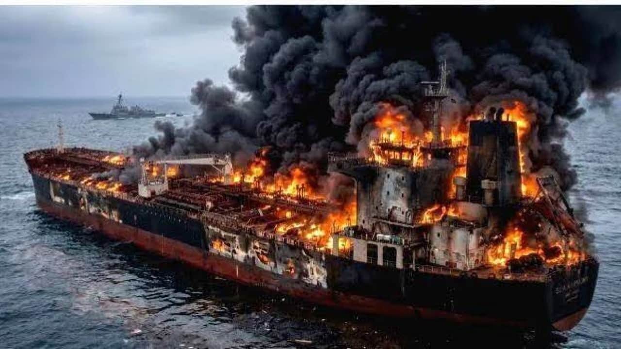 Foto - Hürmüz Boğazı'nda bir tanker vuruldu Tansiyon yükseldi kim vurduya gitti