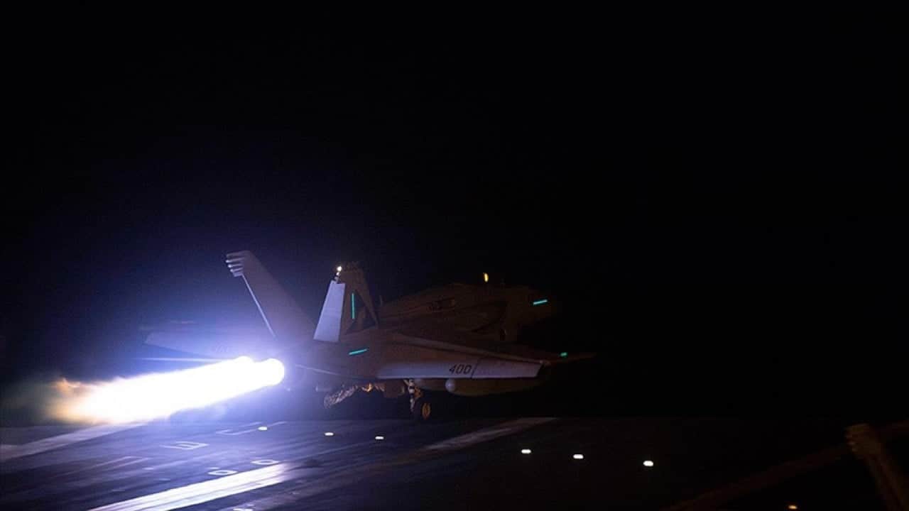 Foto - Husilere hava saldırısı! Uçaklar bomba yağdırdı