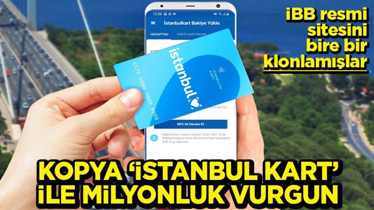 İBB resmi sitesini bire bir klonlamışlar Kopya