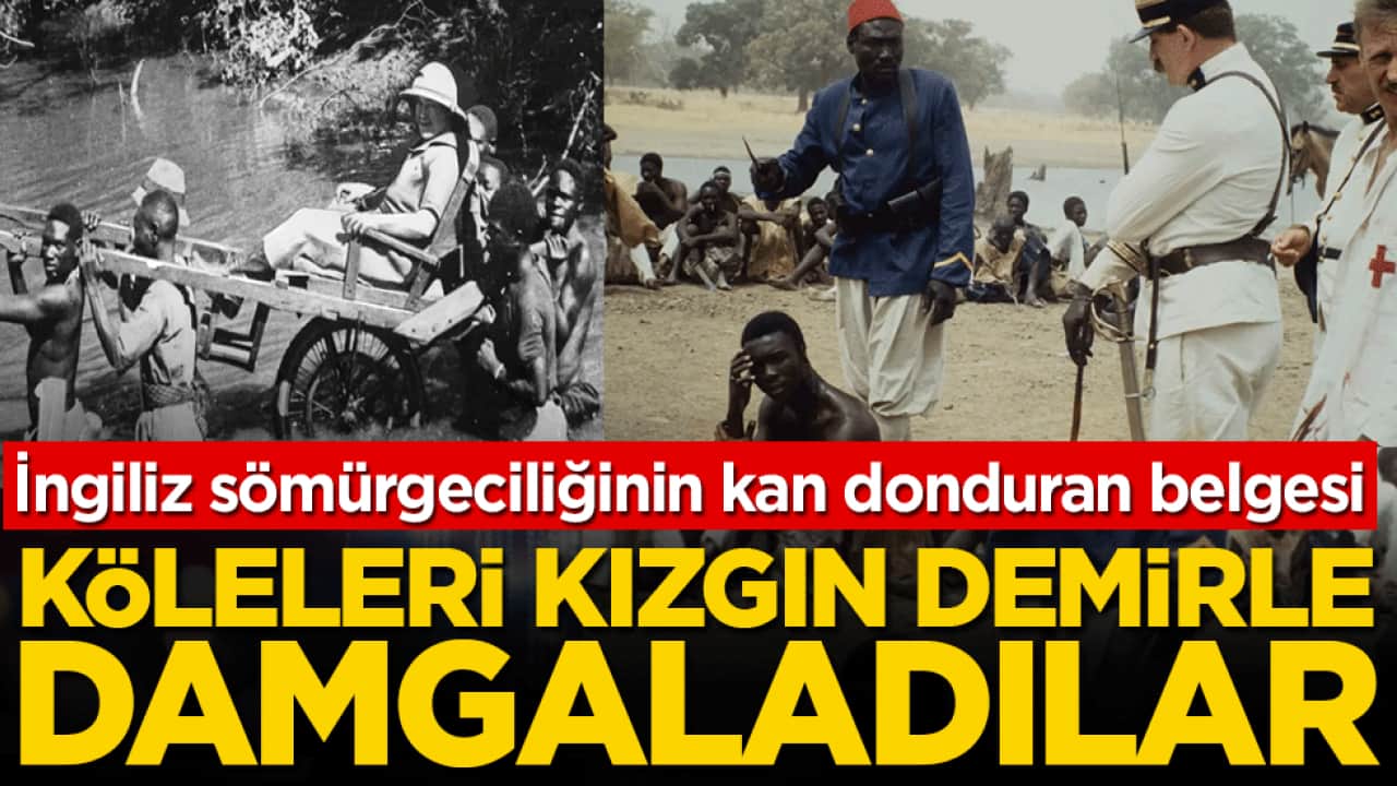 İngiliz sömürgeciliğinin kan donduran belgesi: Köleleri kızgın demirle damgaladılar