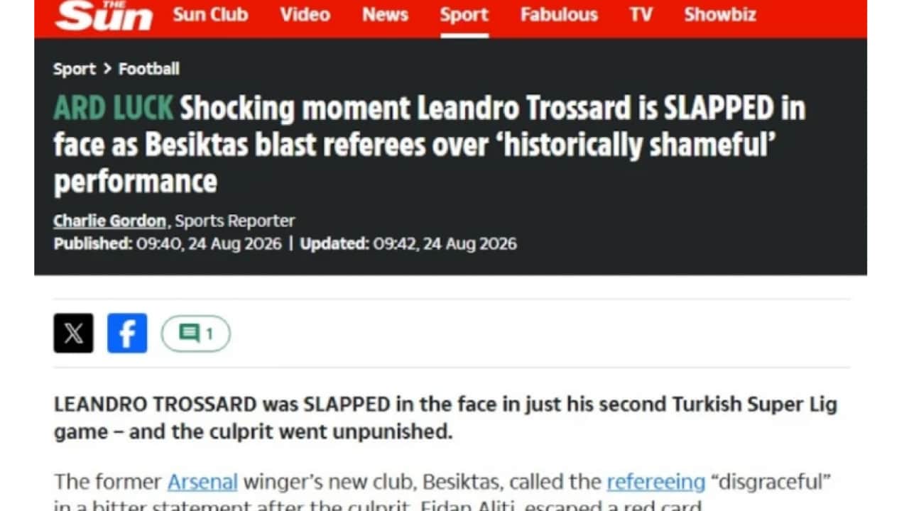 Foto - İngilizler şaşırıp kaldı: 'Tokat atan futbolcu ceza almadı!'