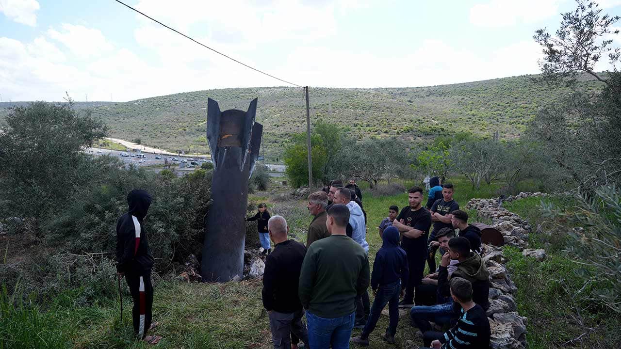 Foto - İran füzesi Filistin'e düştü!