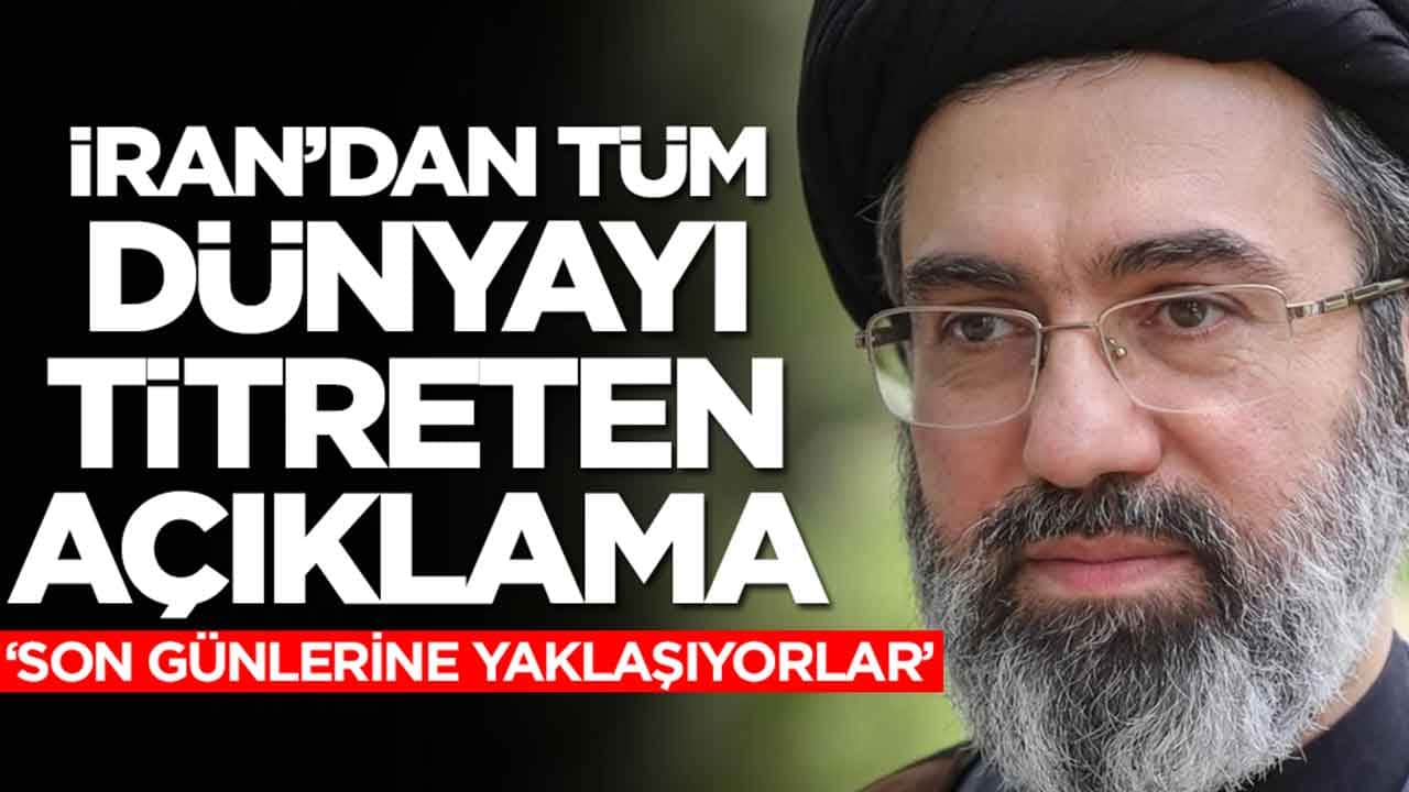İran'dan tüm dünyayı titreten açıklama Son günlerine yaklaşıyorlar