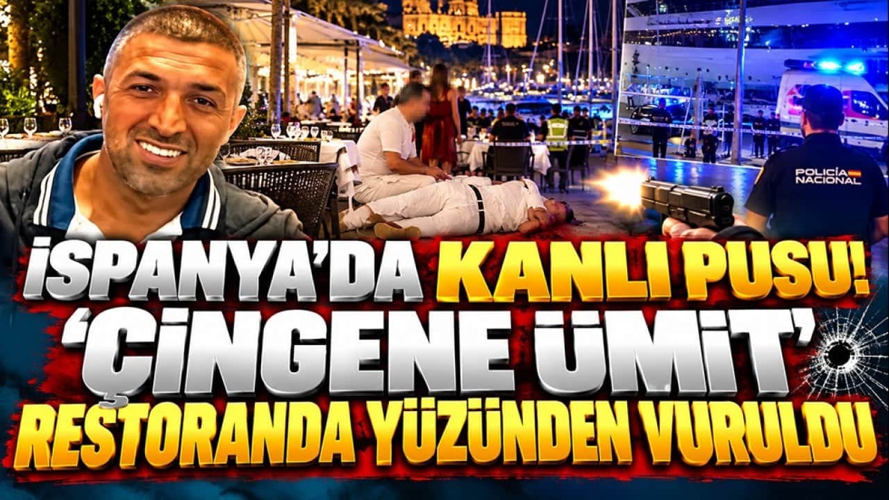 İspanya’da kanlı pusu! "Çingene Ümit" restoranda yüzünden vuruldu