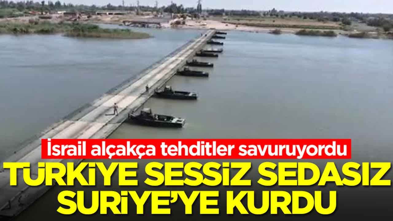 İsrail alçakça tehditler savuruyordu: Türkiye sessiz sedasız Suriye'ye kurdu