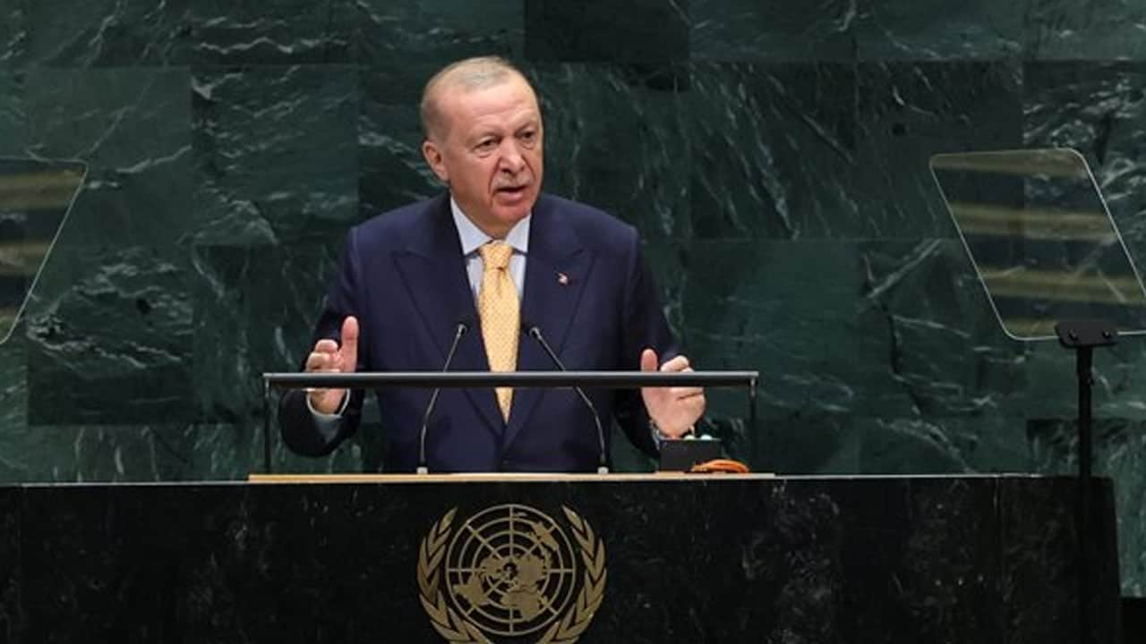 Foto - İsrail’e tarihi rest: BM'de Başkan Erdoğan İsrail'den korkan ülkelere cesaret oldu