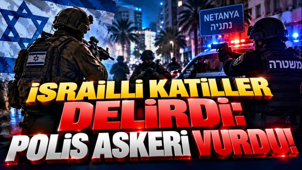 İsrailli katiller delirdi: Polis askeri vurdu!