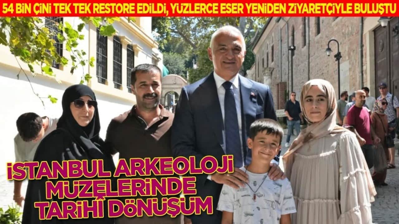 İstanbul Arkeoloji mizelerinde tarihi dönüşüm: 54 bin çini tek tek restore edildi 