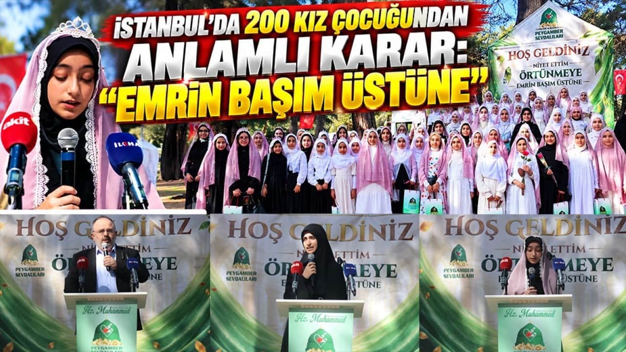 İstanbul’da 200 kız çocuğundan anlamlı karar: "Emrin başım üstüne"