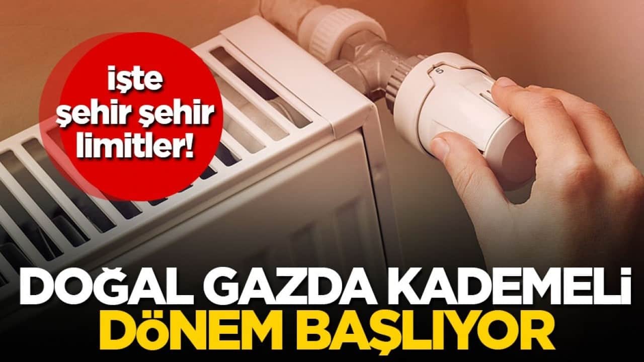 İşte şehir şehir limitler! Doğal gazda kademeli dönem başlıyor