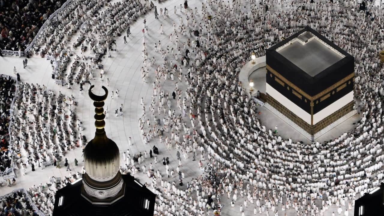 Foto - Kâbe’miz, Kraliyet Saat Kulesi'nden böyle görüntülendi
