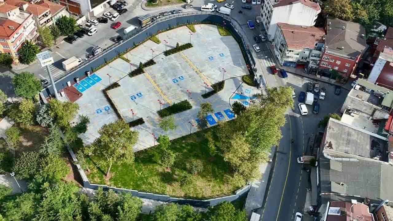 Foto - Kağıthane Belediyesi’nden bir hizmet daha: 100 araçlık Çağlayan Açık Otoparkı açıldı