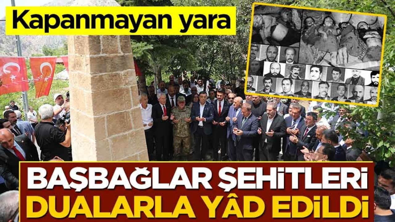 Kapanmayan yara! Başbağlar şehitleri dualarla yâd edildi