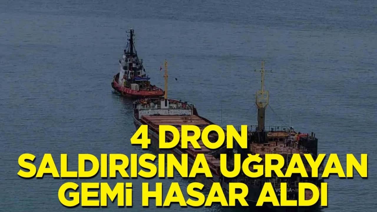 Karadeniz’deki Rusya-Ukrayna savaşı nedeniyle ticari gemilerden VOLGA-4007 Trabzon'da demirledi