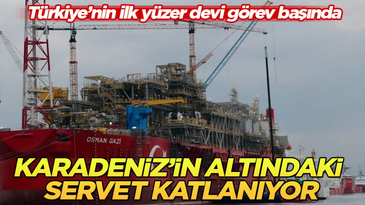 Karadeniz’in altındaki servet katlanıyor: Türkiye’nin ilk yüzer devi görev başında