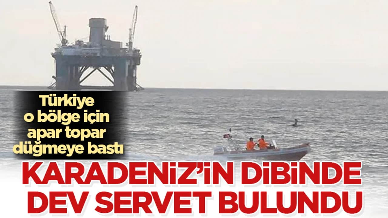 Karadeniz’in dibinde dev servet bulundu! Türkiye o bölge için apar topar düğmeye bastı