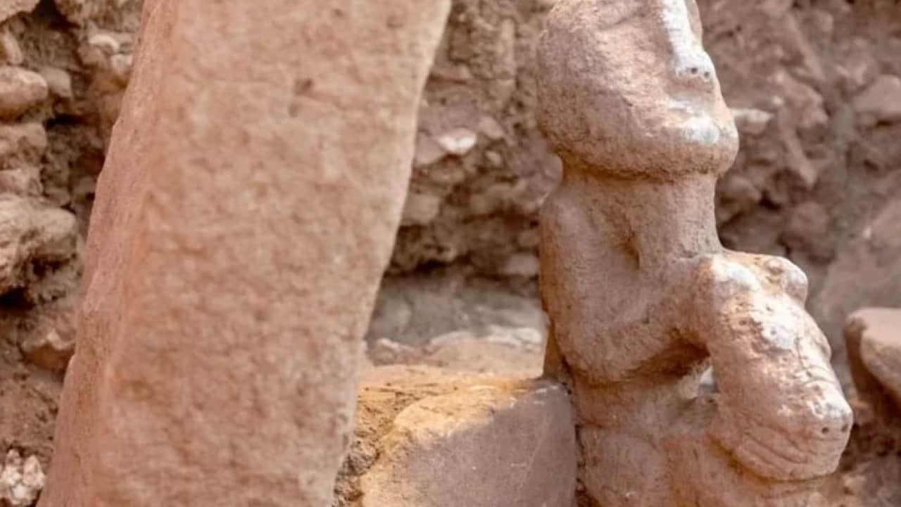 Foto - Karahantepe'de gizemli keşif: Tam 11 bin yıllık heykel bulundu