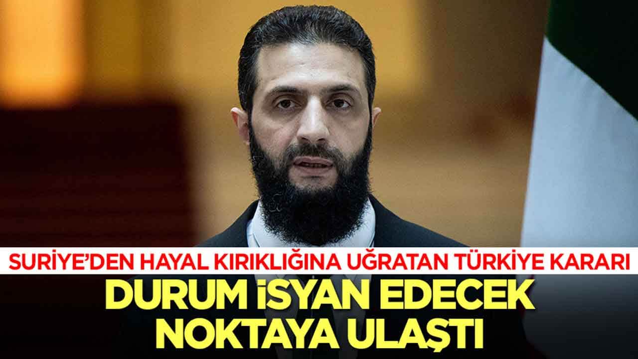 Kardeş Suriye'den Türkiye'ye büyük ayıp: Durum isyan edecek noktaya geldi