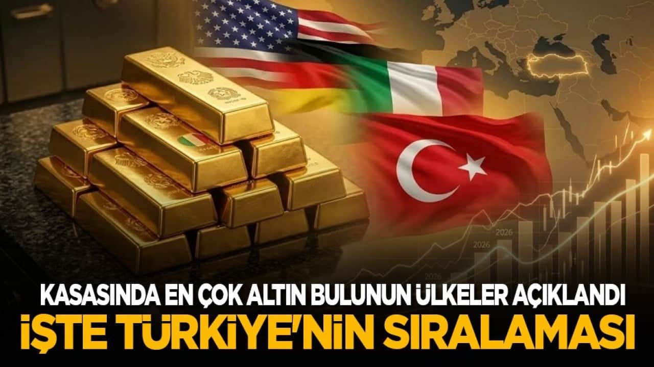 Kasasında en çok altın bulunun ülkeler açıklandı! İşte Türkiye'nin sıralaması