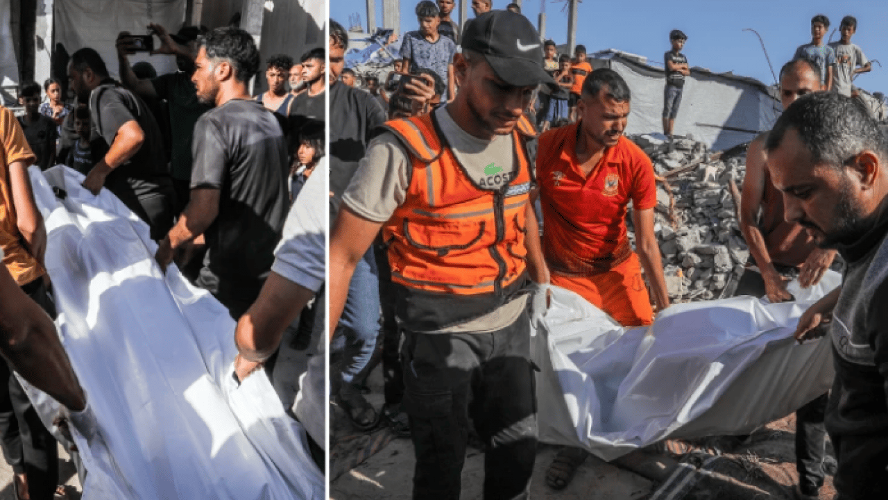 Foto - Katil İsrail, Gazze’de zabıta merkezini vurdu: Kanlı bilanço büyüyor