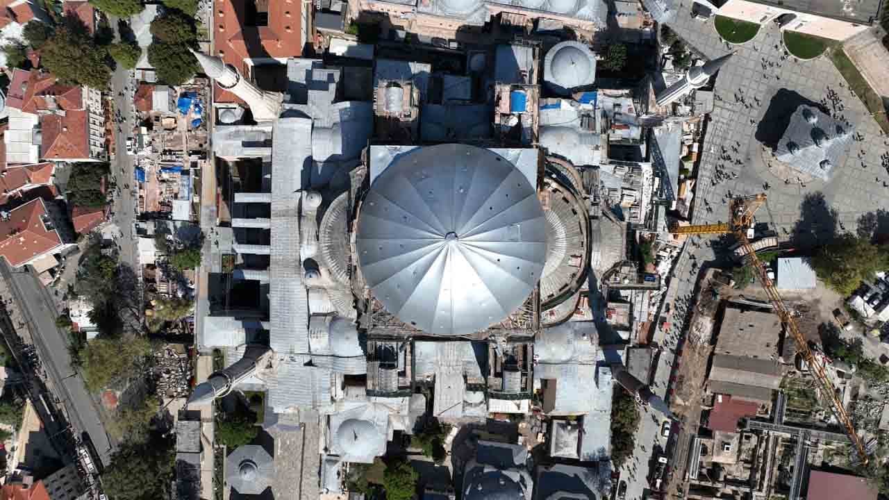 Foto - Kilometrelerce öteden bile fark ediliyor: Ayasofya’yı ilk kez böyle göreceksiniz