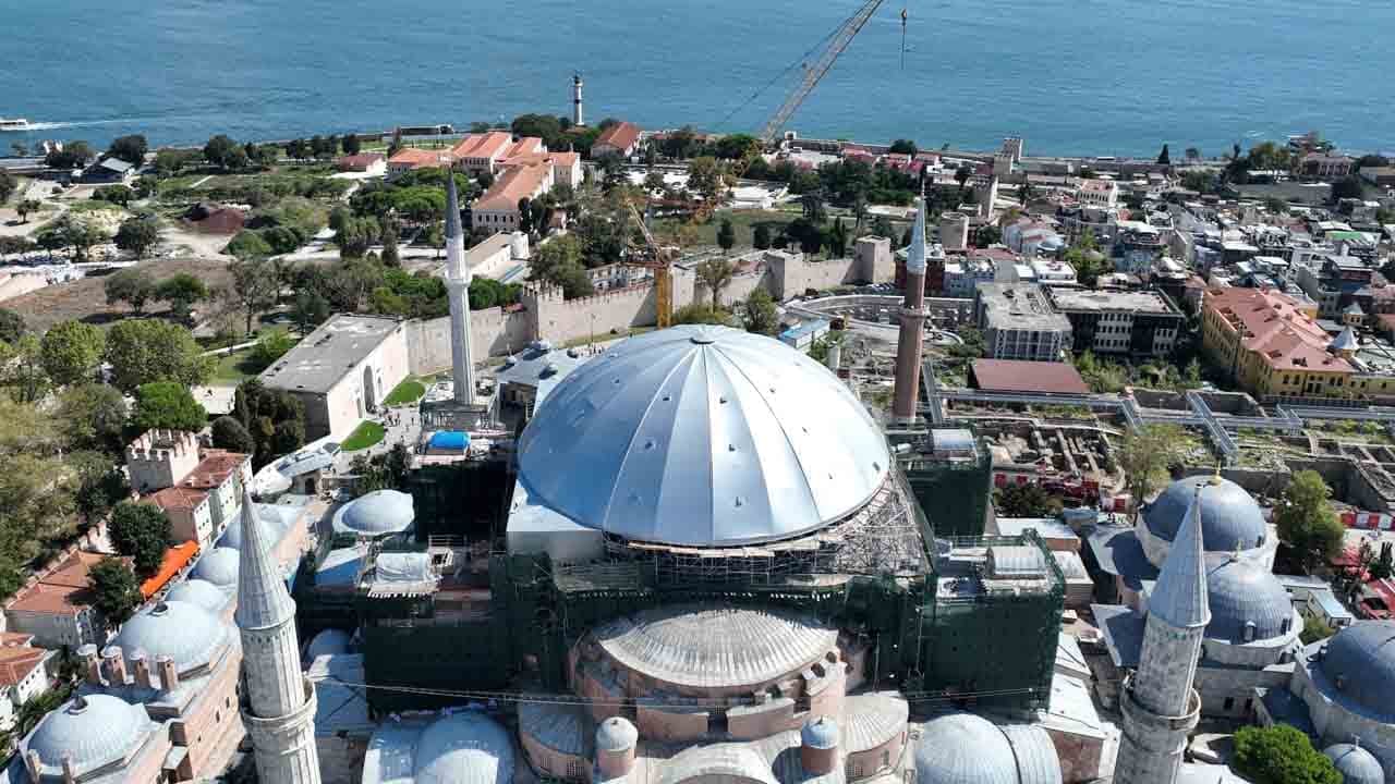 Foto - Kilometrelerce öteden bile fark ediliyor: Ayasofya’yı ilk kez böyle göreceksiniz