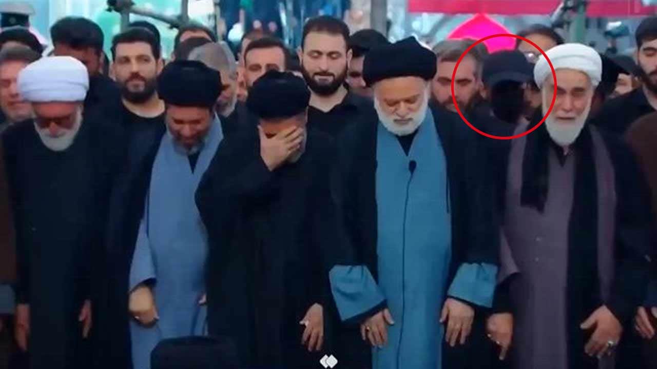 Foto - Kim olduğu belli oldu! Hamaney’in cenazesinde gizemli maskeli