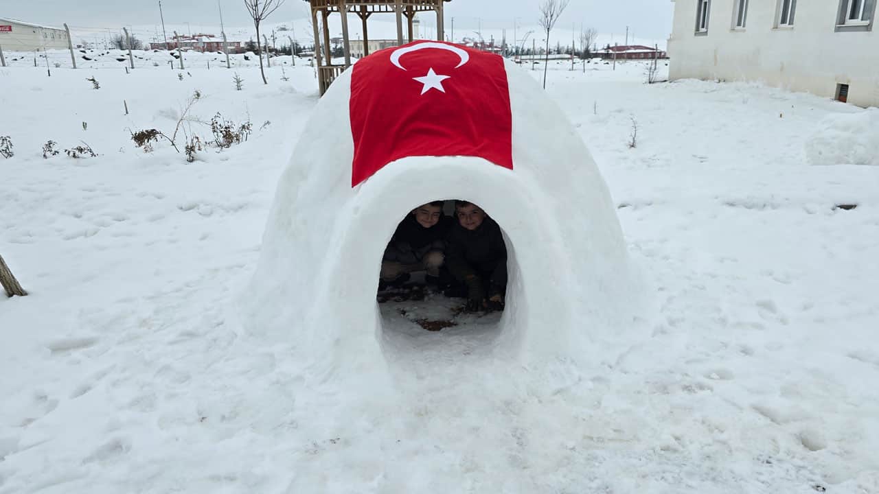 Foto - Kimse gözlerine inanamadı! Burası Alaska değil Yozgat