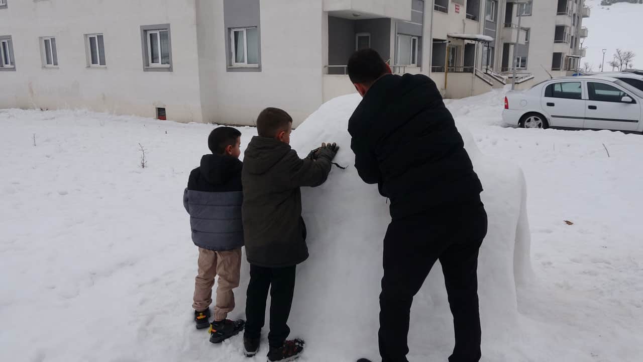 Foto - Kimse gözlerine inanamadı! Burası Alaska değil Yozgat