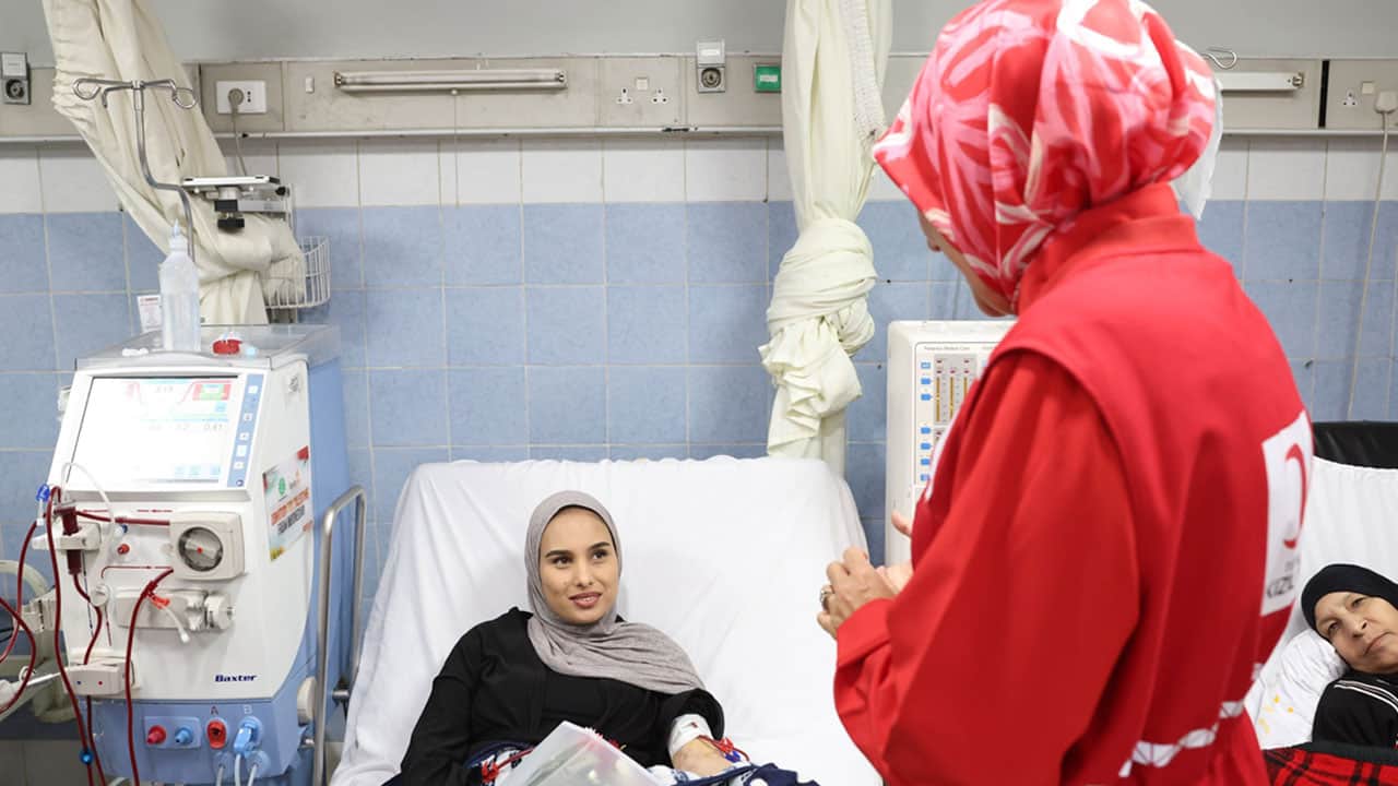 Foto - Kızılay Genel Başkanı Yılmaz Gazzeli hastaları ziyaret etti: Filistinli kardeşlerimizi yalnız bırakmayacağız