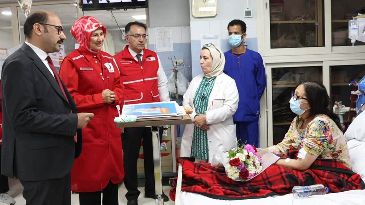 Foto - Kızılay Genel Başkanı Yılmaz Gazzeli hastaları ziyaret etti: Filistinli kardeşlerimizi yalnız bırakmayacağız