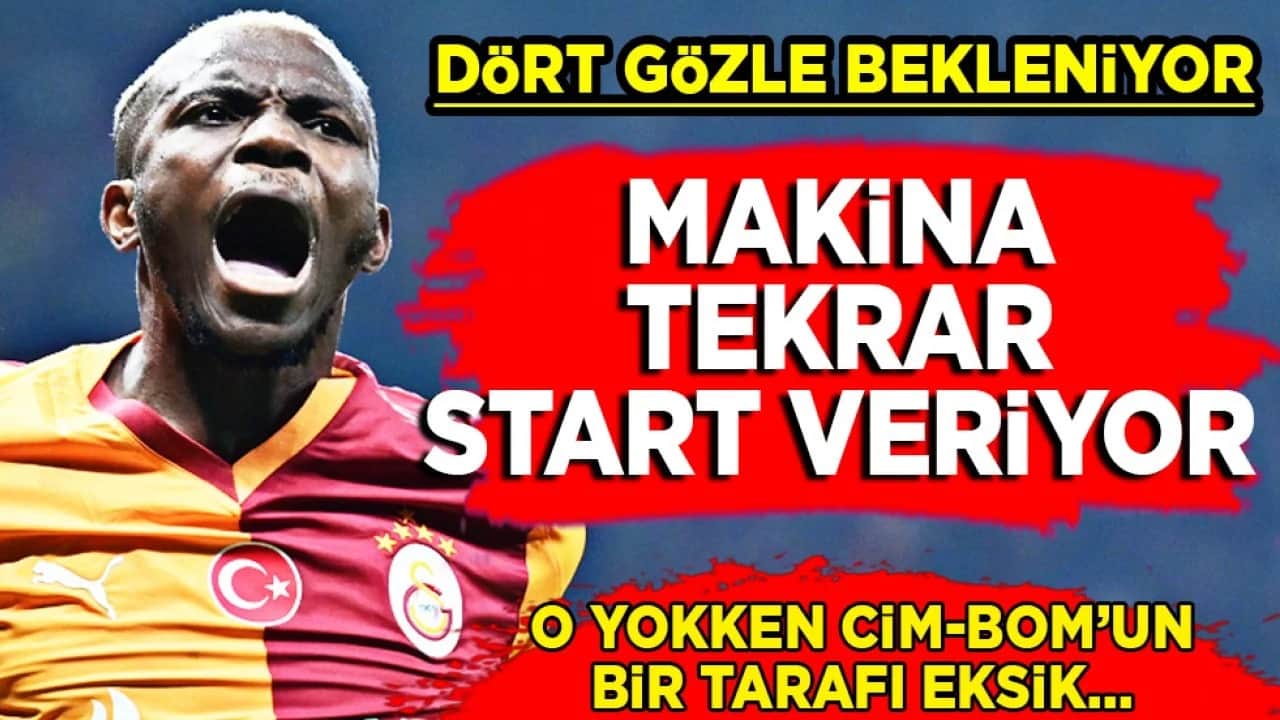 Koptu geliyor artık: Osimhen bu pazar tamamen hazır olacak! Peki ya Kasımpaşa maçı?