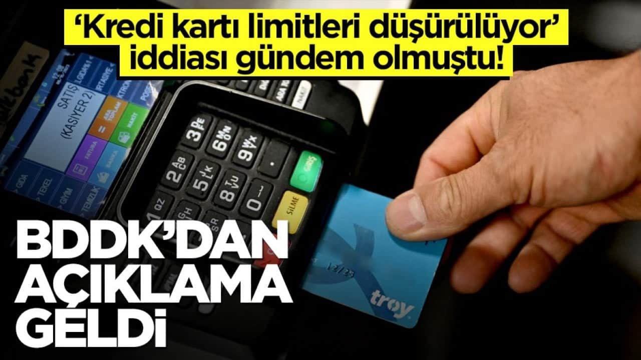 'Kredi kartı limitleri düşürülüyor' iddiası gündem olmuştu! BDDK'dan açıklama geldi